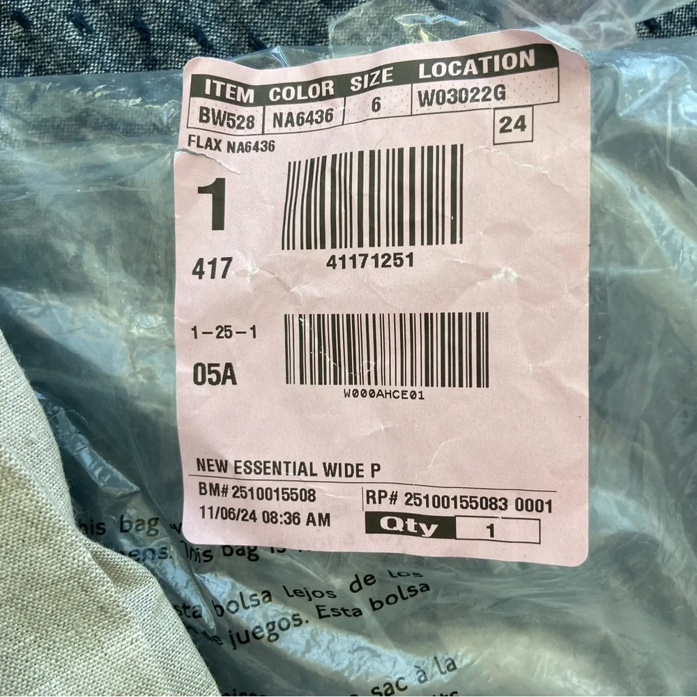 J. Crew - Wide-leg essential pant in linen - Flax Size 6 BW528 - NWT unopened - Picture 9 of 11